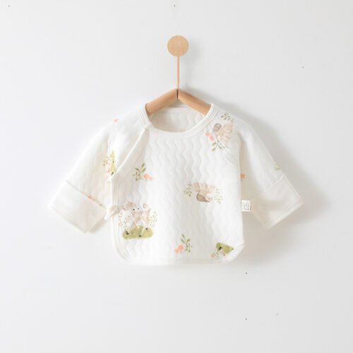 baby tops autumn and winter boys and girls half back tops